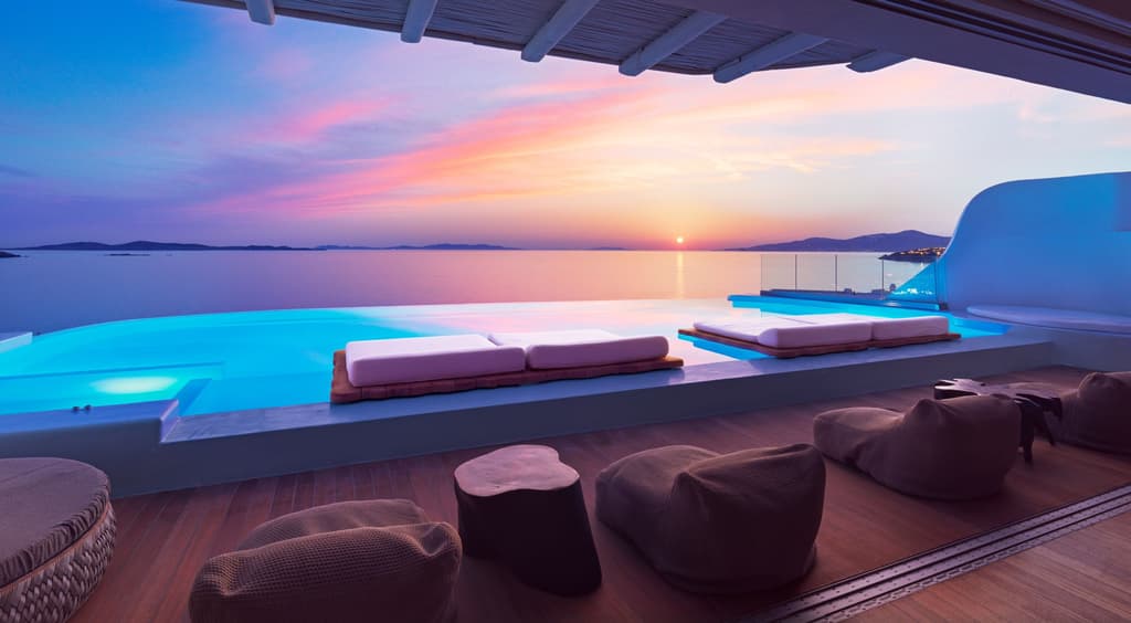 Cavo Tagoo Mykonos in der Ägäis